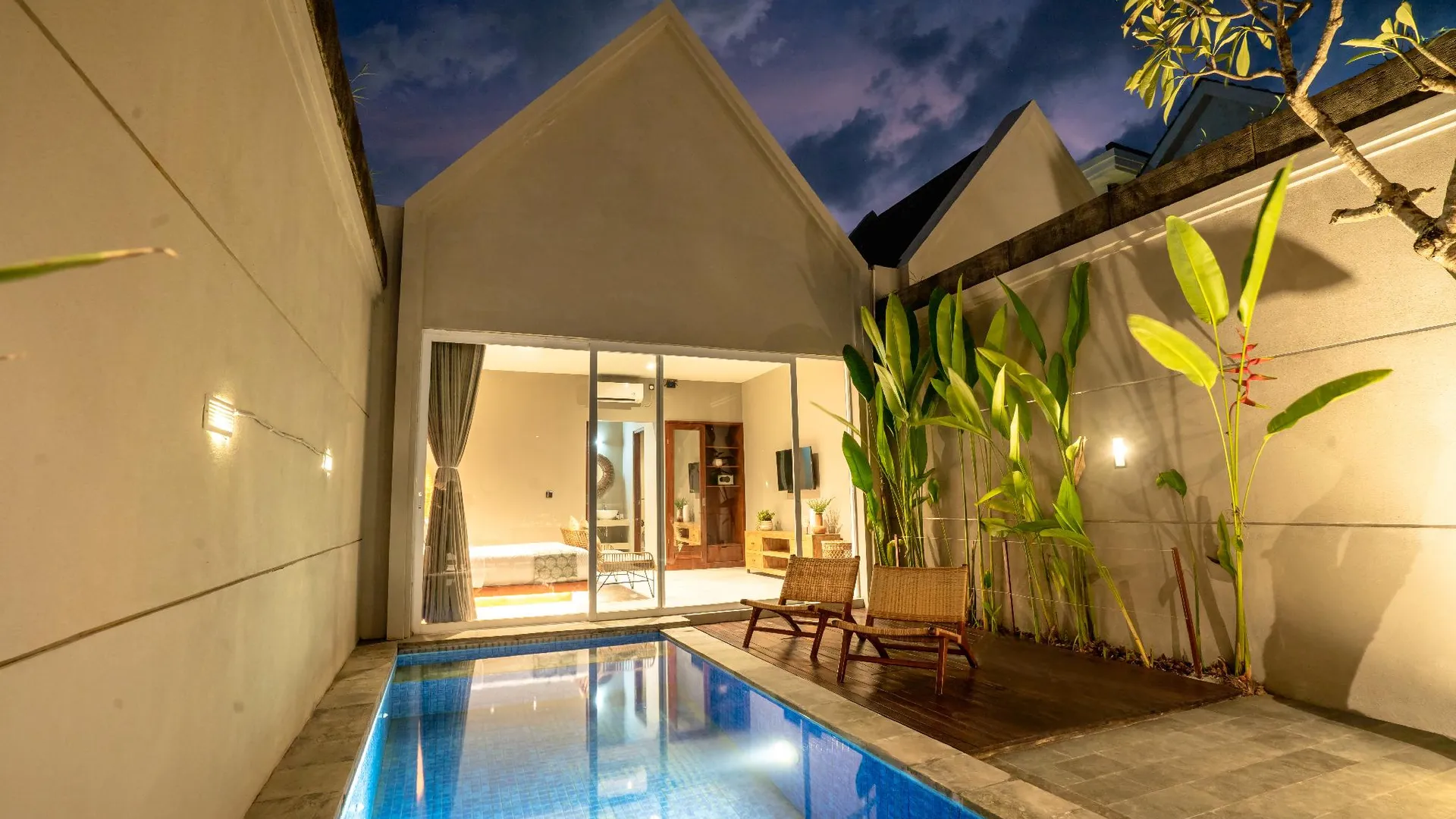 발리 다마리야 빌라 창구 호텔 전망