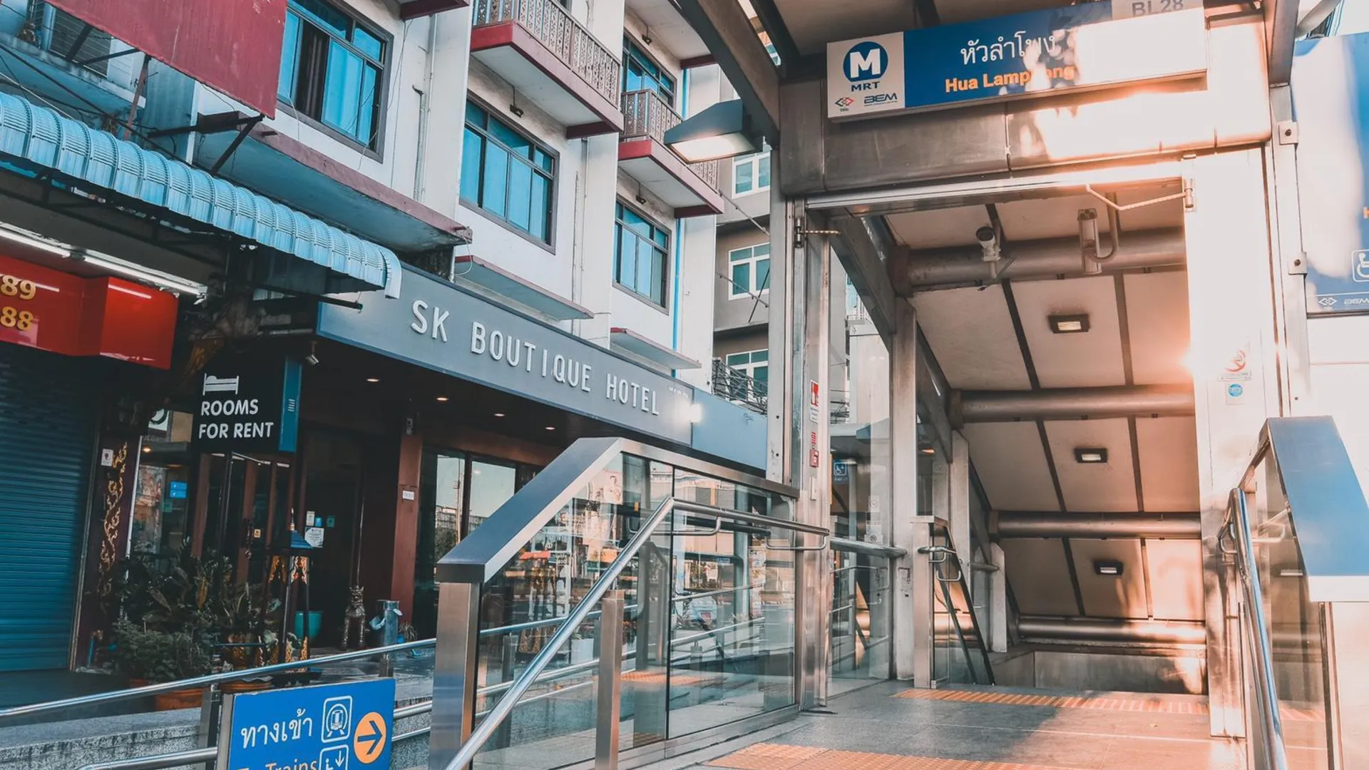 방콕 SK 부티크 마하나콘 호텔 3성급 호텔 객실