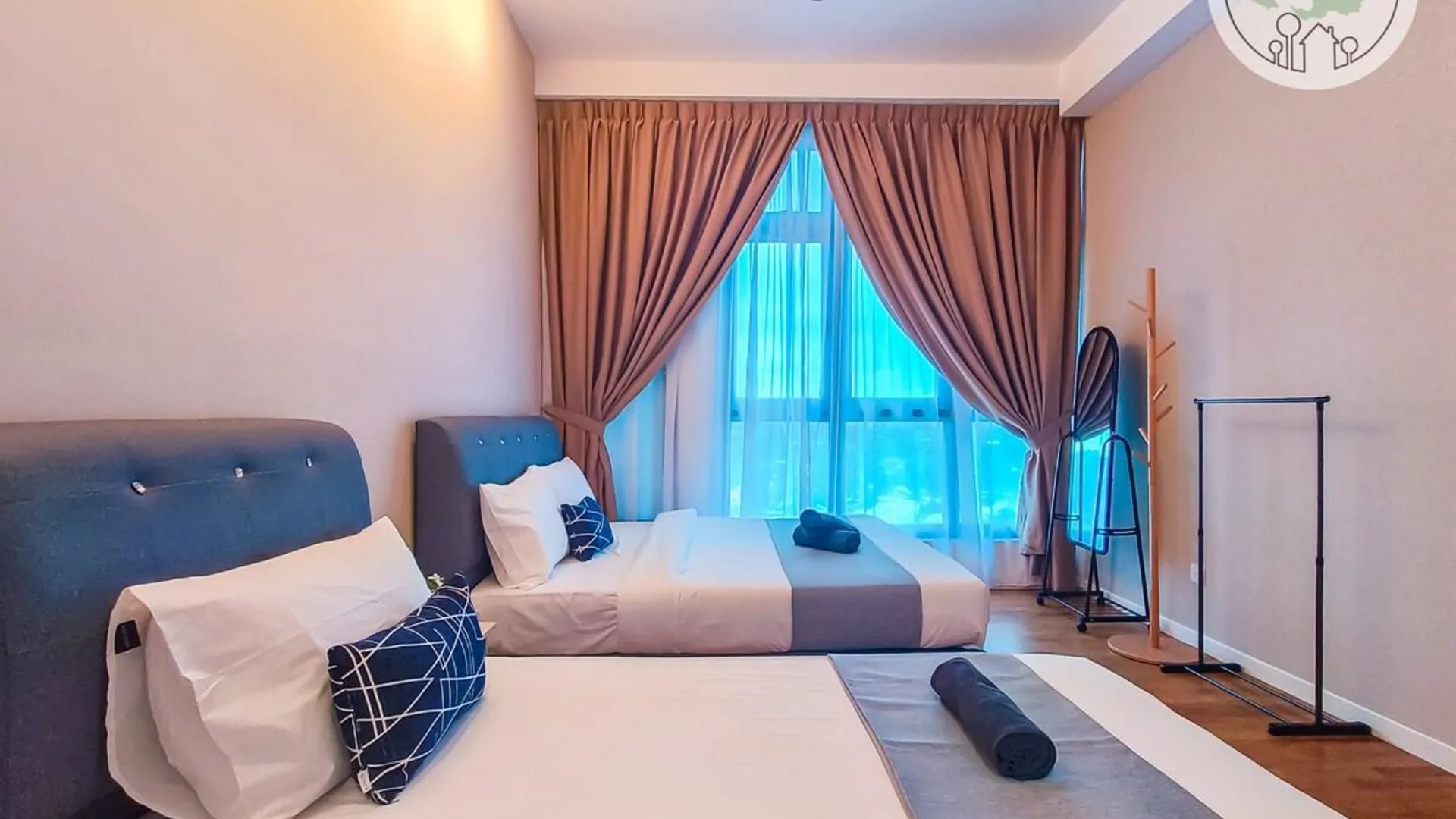 조호바루 / 조호르바루 탐포이의 아파트먼트 (45m², 침실 2개, 프라이빗 욕실 2개) 4성급 싱글룸 스위트룸