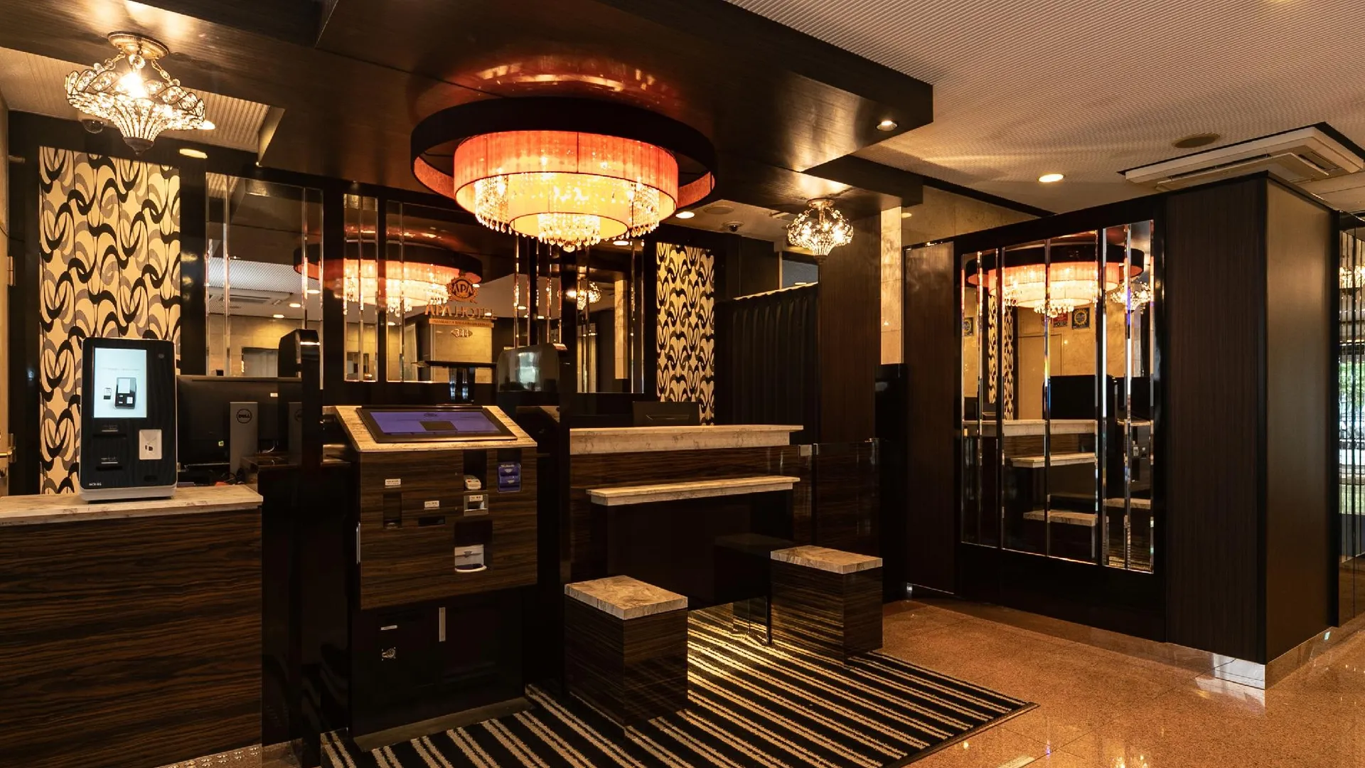 오사카 APA 호텔 난바 기타 신사이바시 에키마에 3성급 호텔 로비