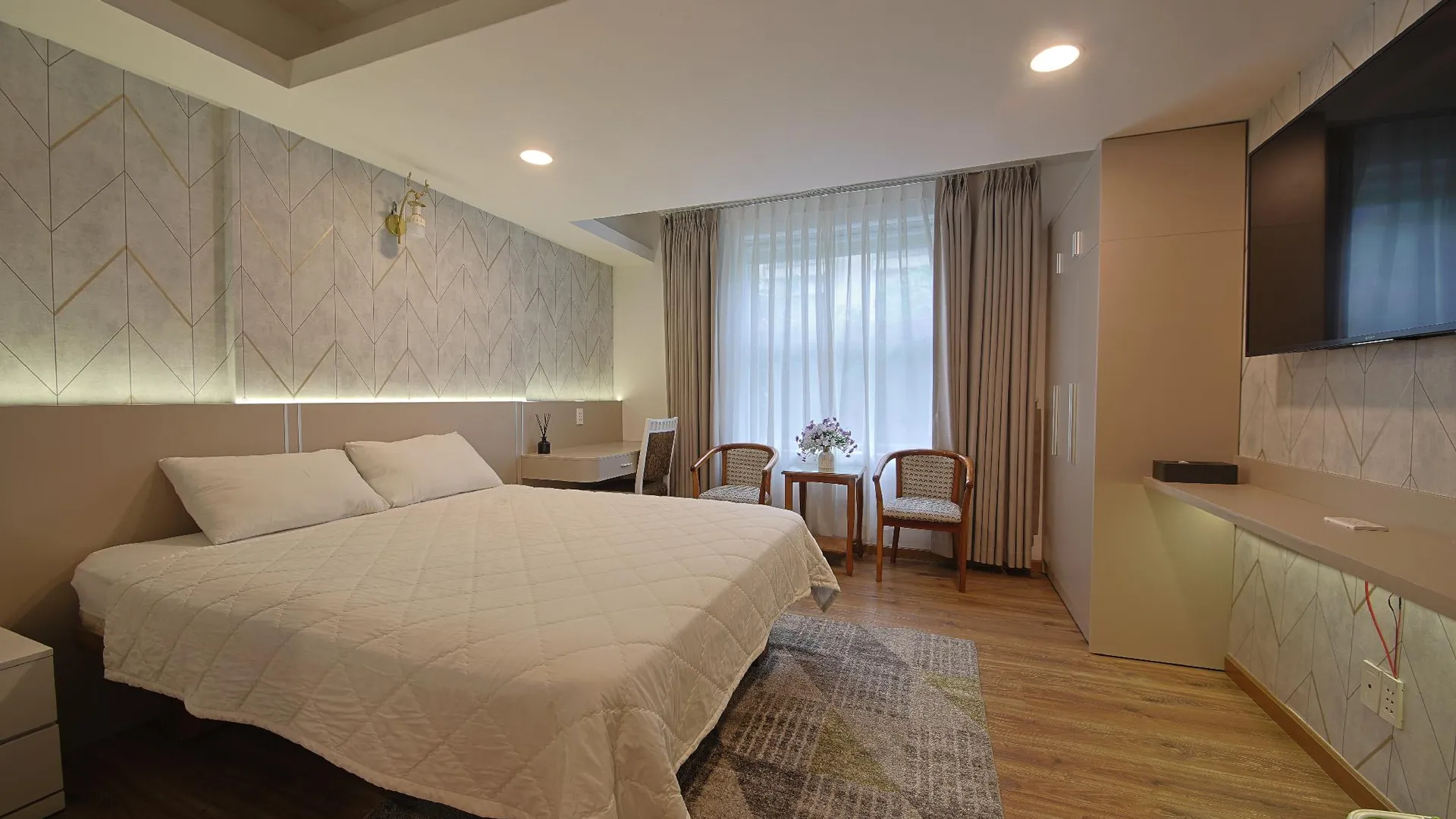 호치민 다오지아 2 호텔 아파트먼트-셀프 체크인 1성급 호텔 스위트룸