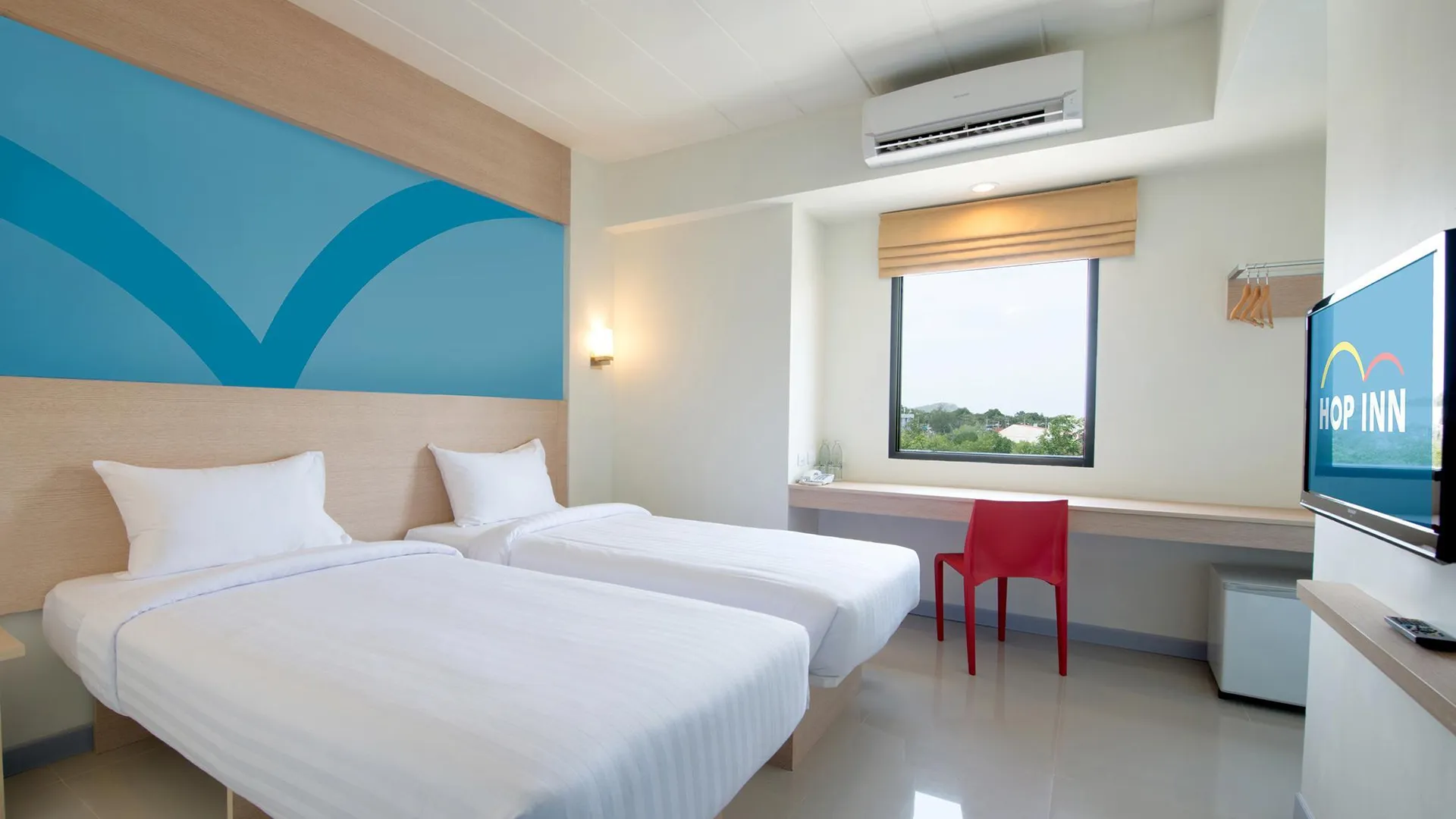 치앙라이 홉 인 치앙라이 클락 타워 2성급 호텔 전망