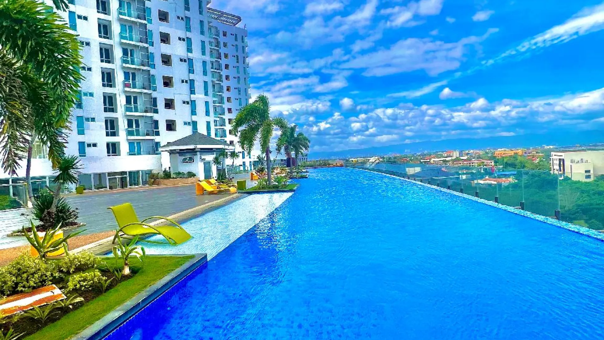 세부 막탄 섬의 아파트먼트 (50m², 침실 1개, 프라이빗 욕실 1개) 5성급 싱글룸 전망