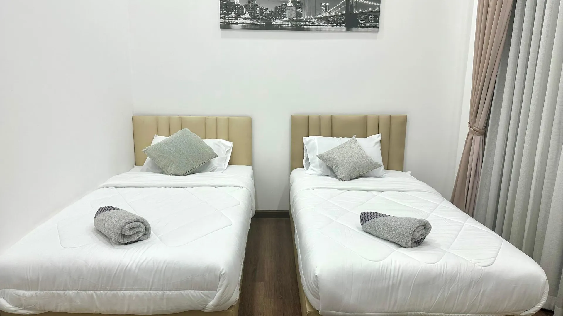 방콕 짜뚜짝의  (20m², 침실 1개, 프라이빗 욕실 1개) 4성급 게스트하우스 전망