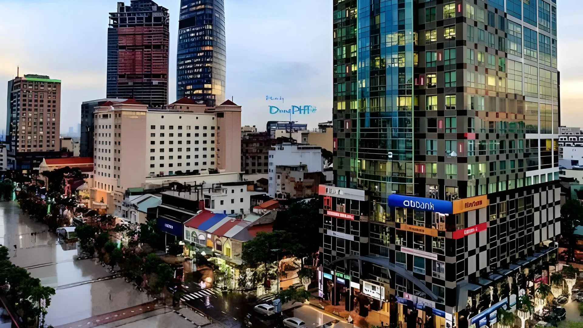 호치민 더 라이스 호텔 지오 비엔 룽 누이 180-190 부이 비엔 3성급 호텔 로비