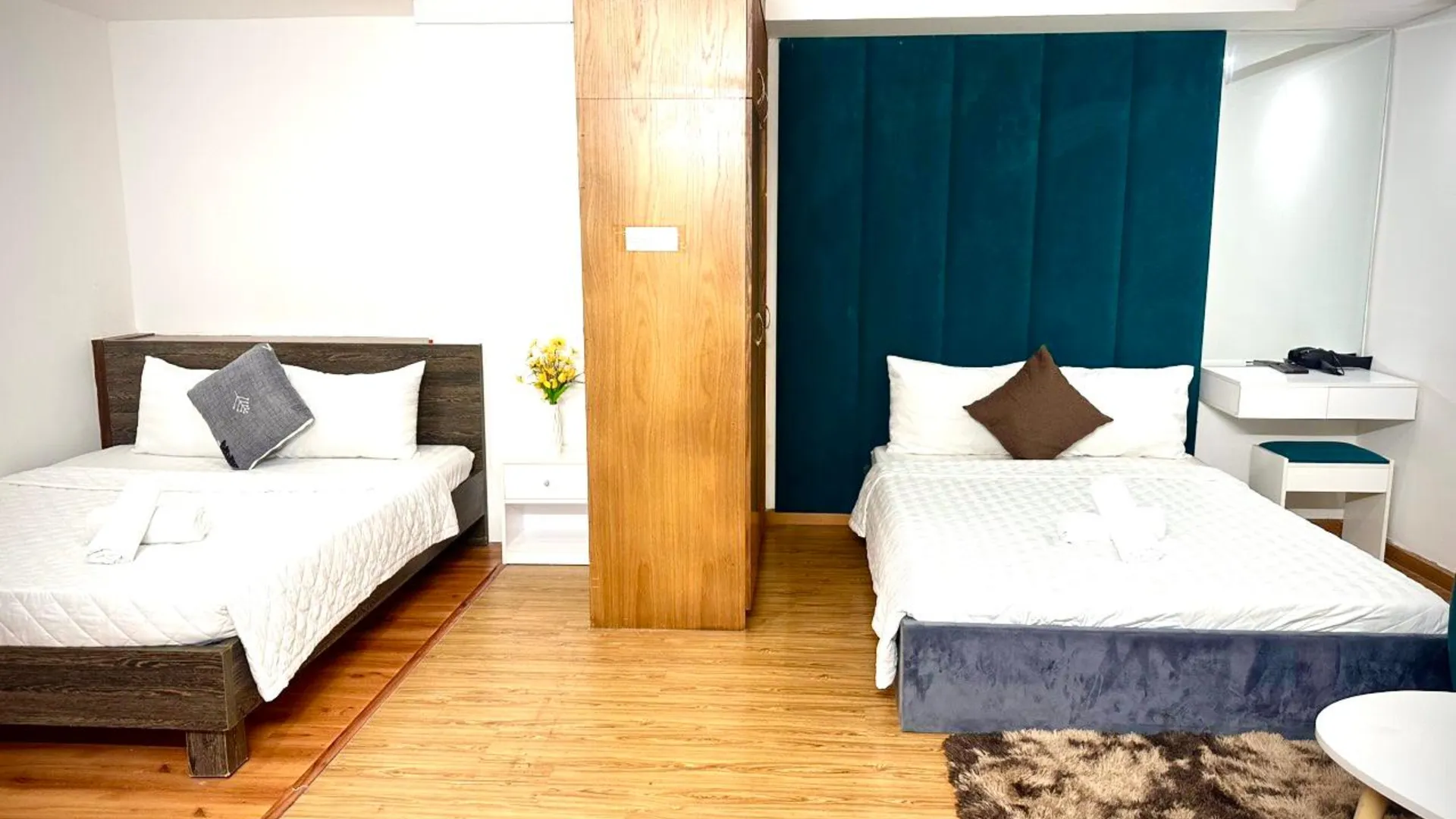 호치민 4군의 아파트먼트 (m², 침실 1개, 프라이빗 욕실 1개) 4성급 게스트하우스 객실