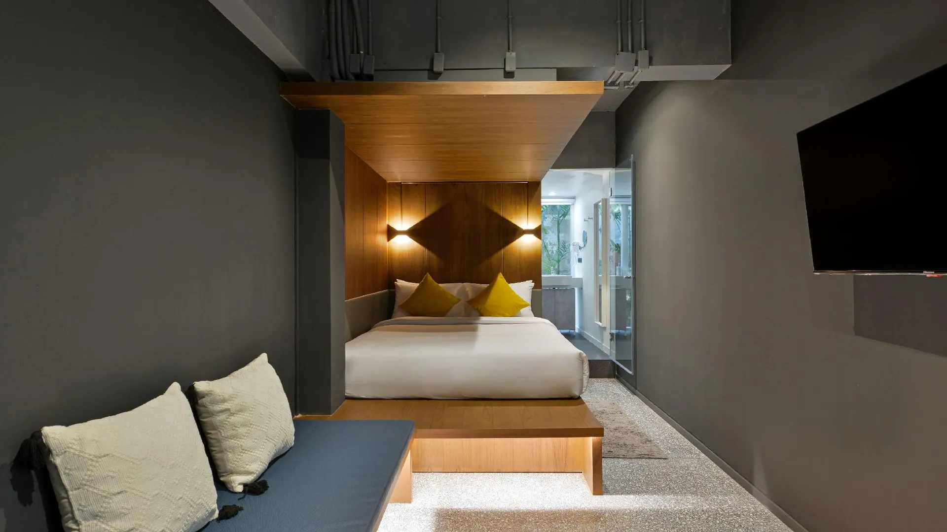 방콕 티앙 캡슐 3성급 호텔 스위트룸