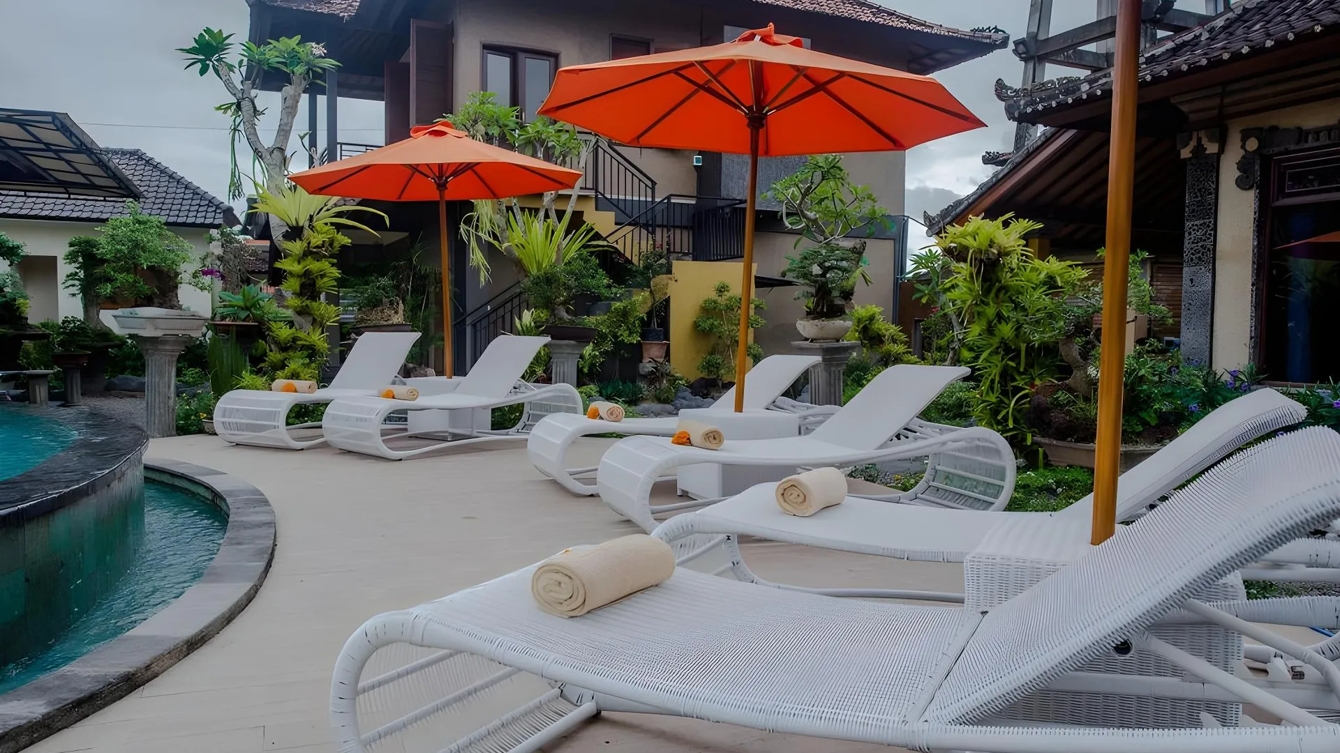 발리 차풍 코티지 2성급 호텔 객실