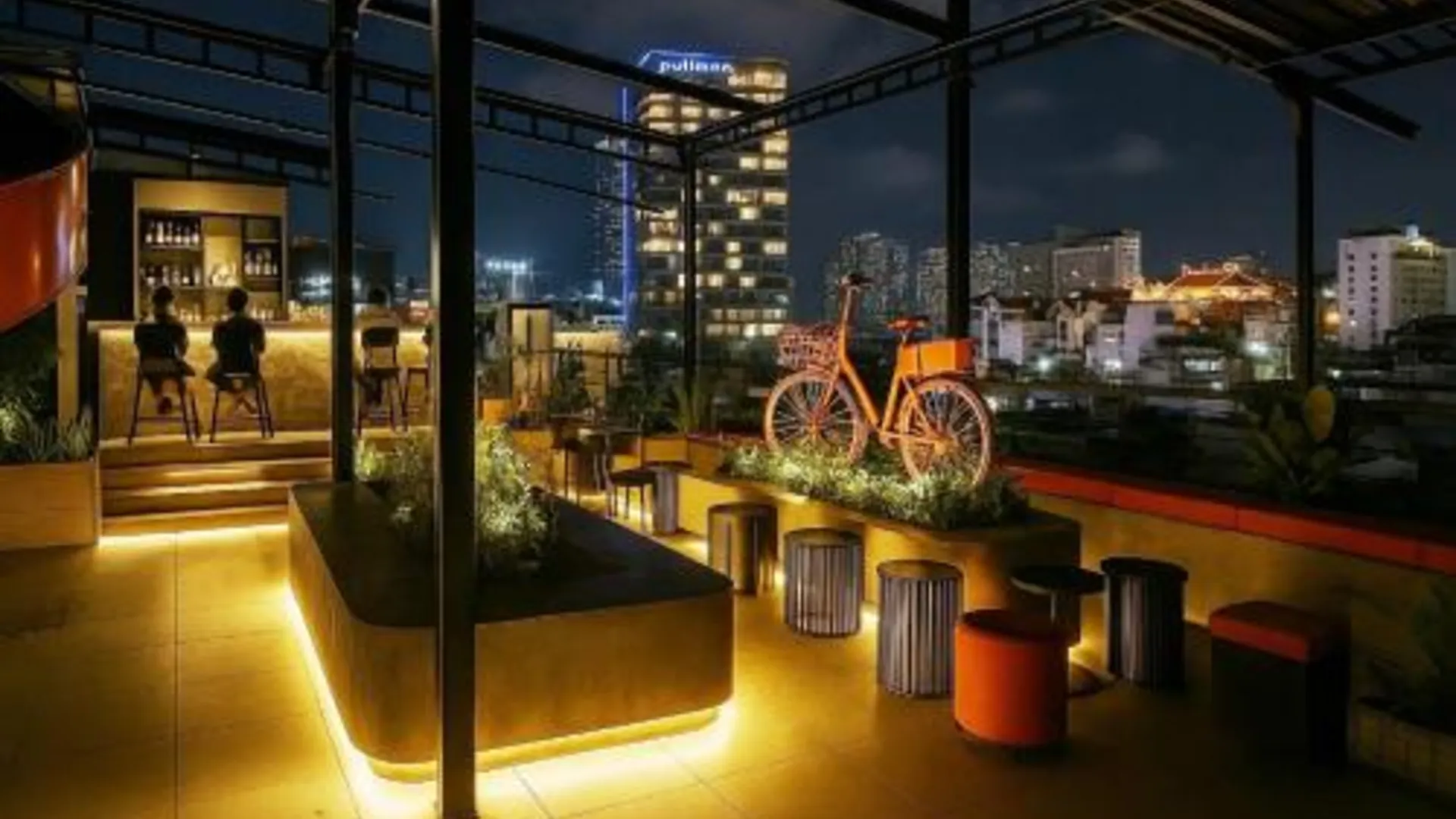 호치민 그린 스타 호텔 3성급 호텔 레스토랑