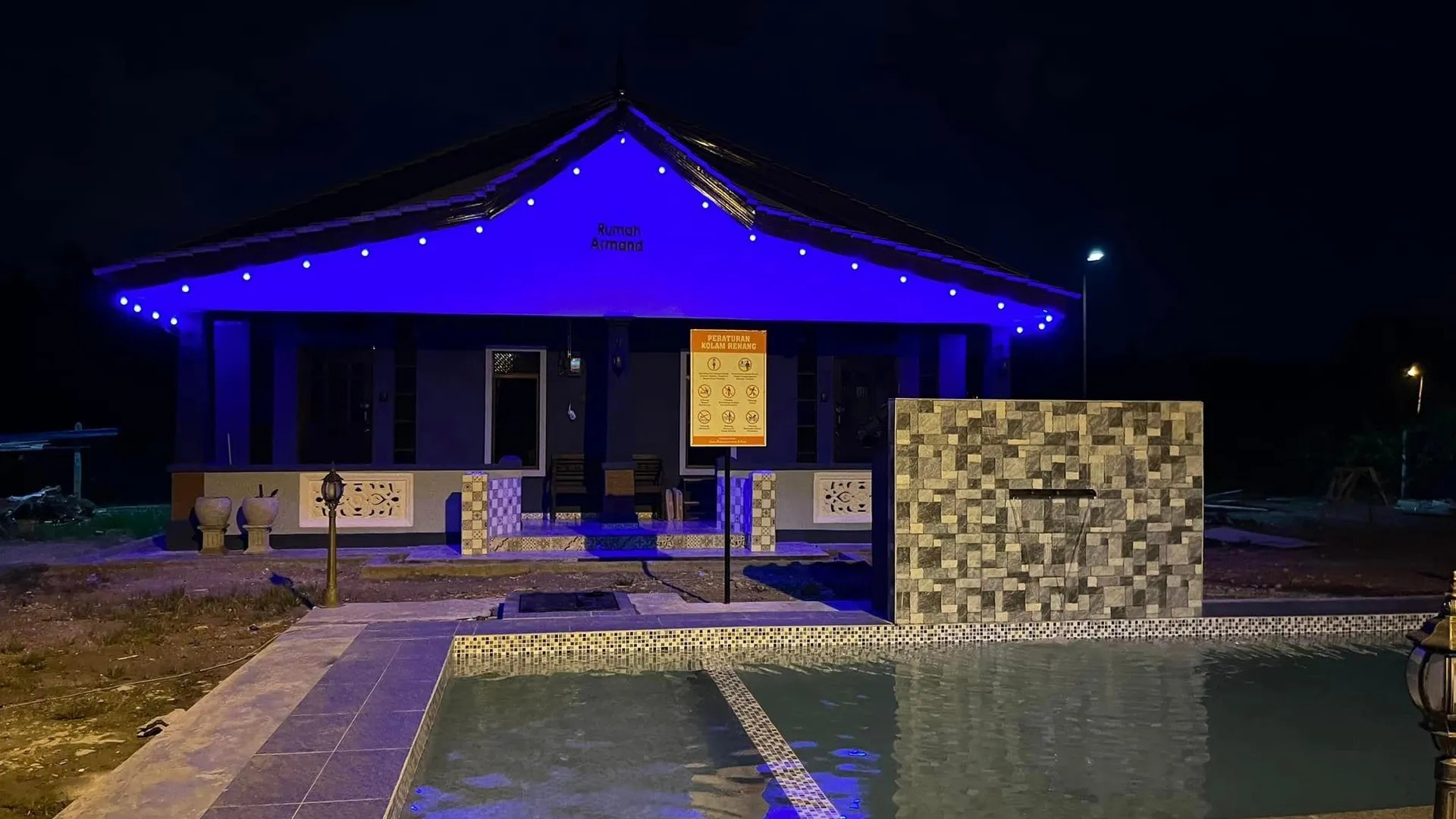 말라카 마스지드 타나의 방갈로 (800m², 침실 3개, 프라이빗 욕실 2개) 5성급 싱글룸 로비