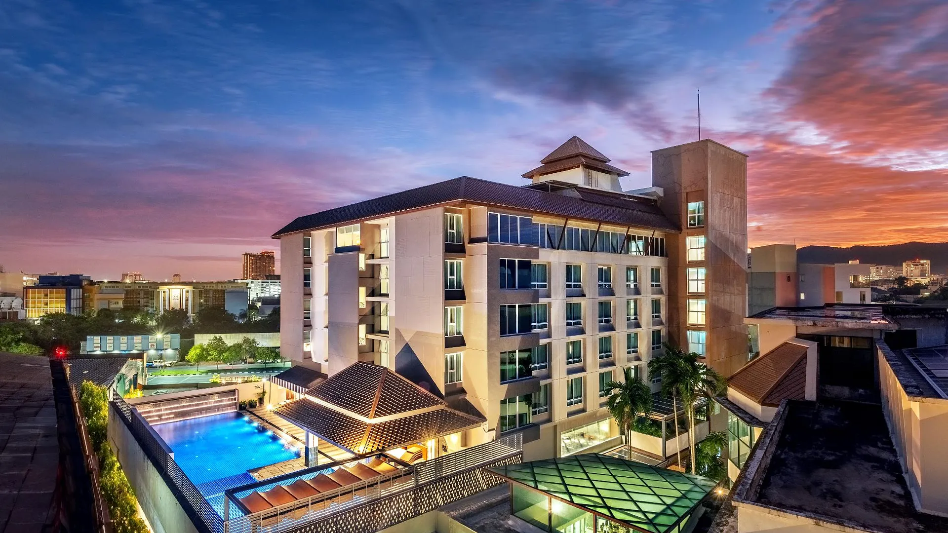 핫야이 부리 스리푸 호텔 4성급 호텔 객실