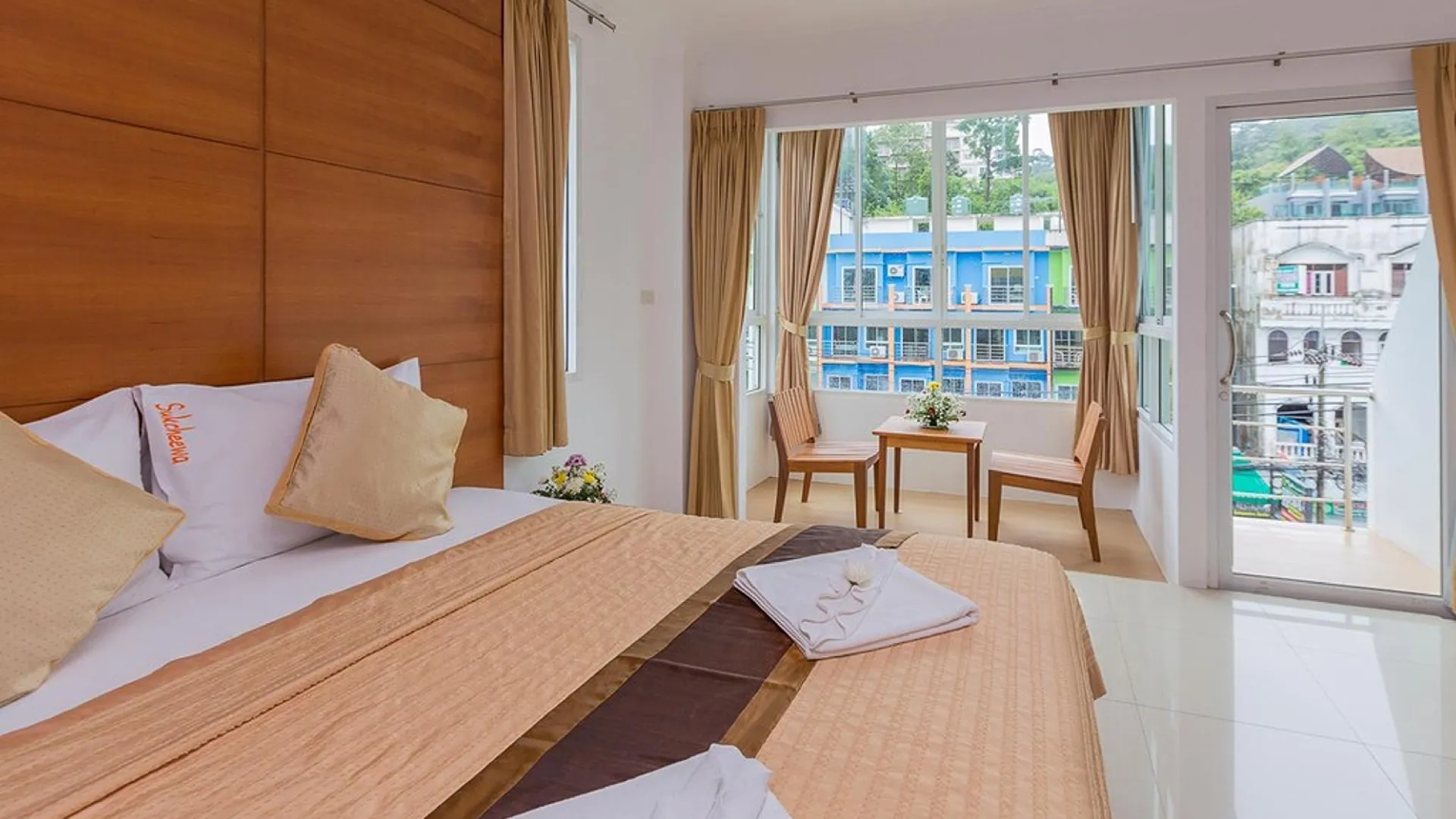 푸켓 숙치와  레지던스 푸켓  2성급 호텔 전망