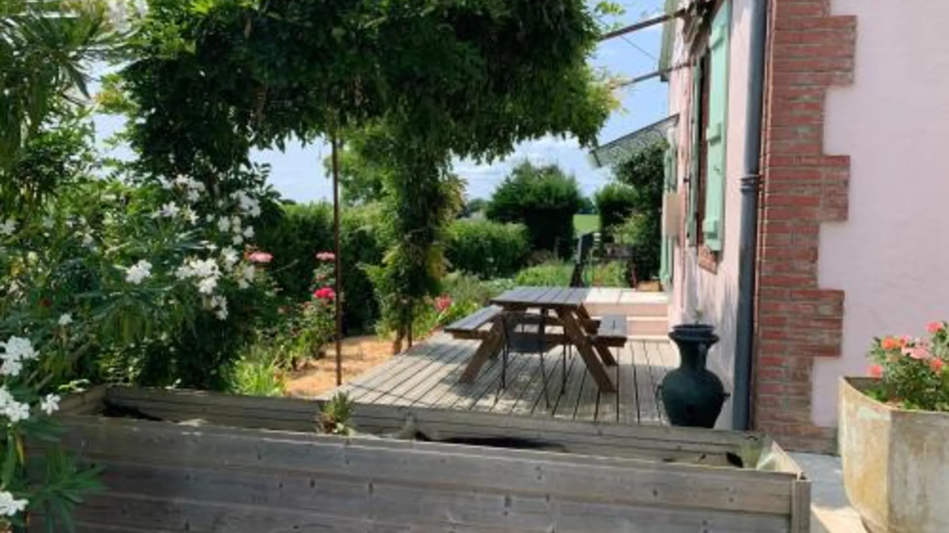 카스텍스 다르마냑 Gîte ferme équestre avec piscine 4성급 싱글룸 전망