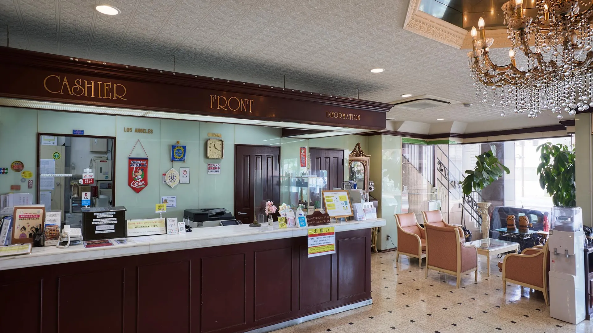 오키나와 본섬 선라이즈 호텔 오키나와 5성급 호텔 로비