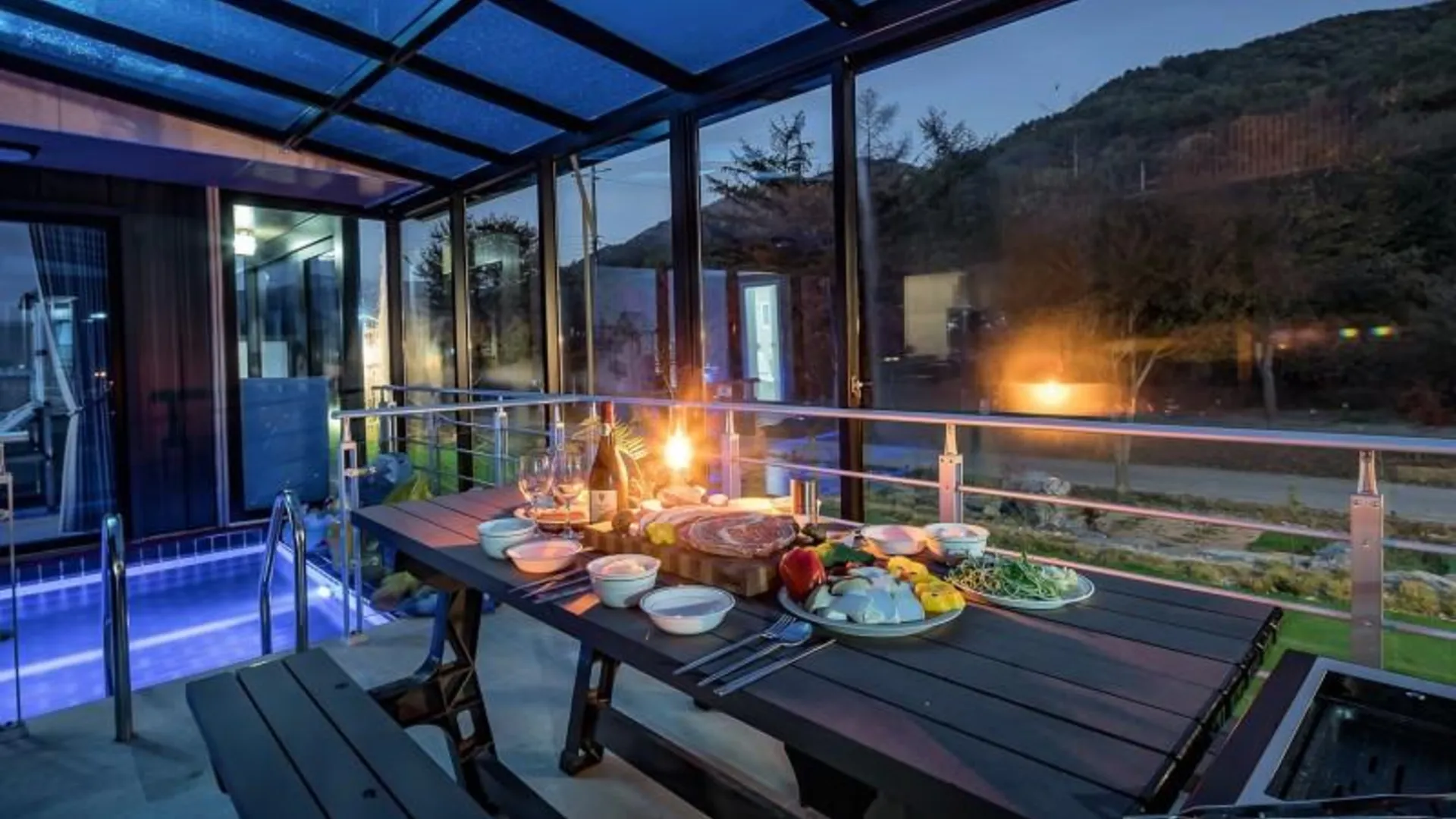 상주 상주 아이쉼터키즈풀빌라 2성급 게스트하우스 외관