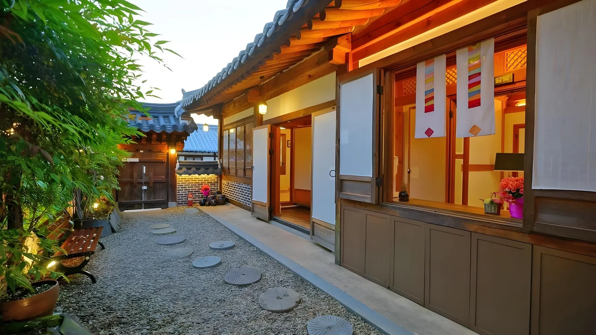 전주 전주 한옥 온유 1성급 게스트하우스 수영장