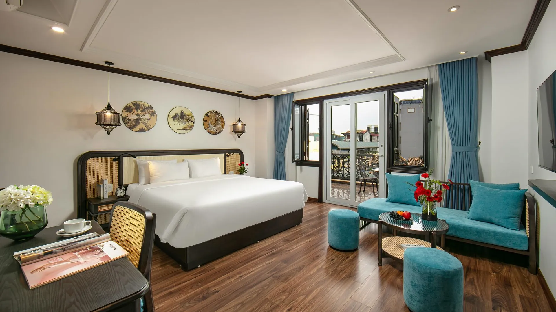 하노이 미디어 센트럴 호텔 앤 스파 4성급 호텔 객실