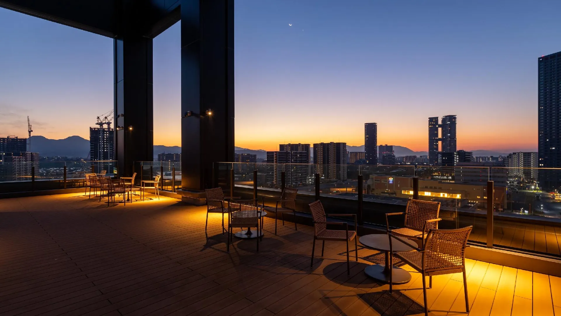 후쿠오카 더358 소라 3성급 호텔 로비