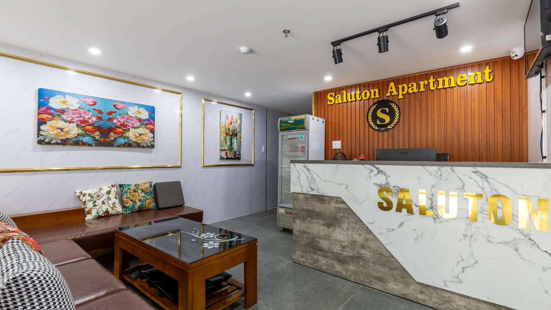 다낭 살루톤 아파트먼트 3성급 호텔 로비