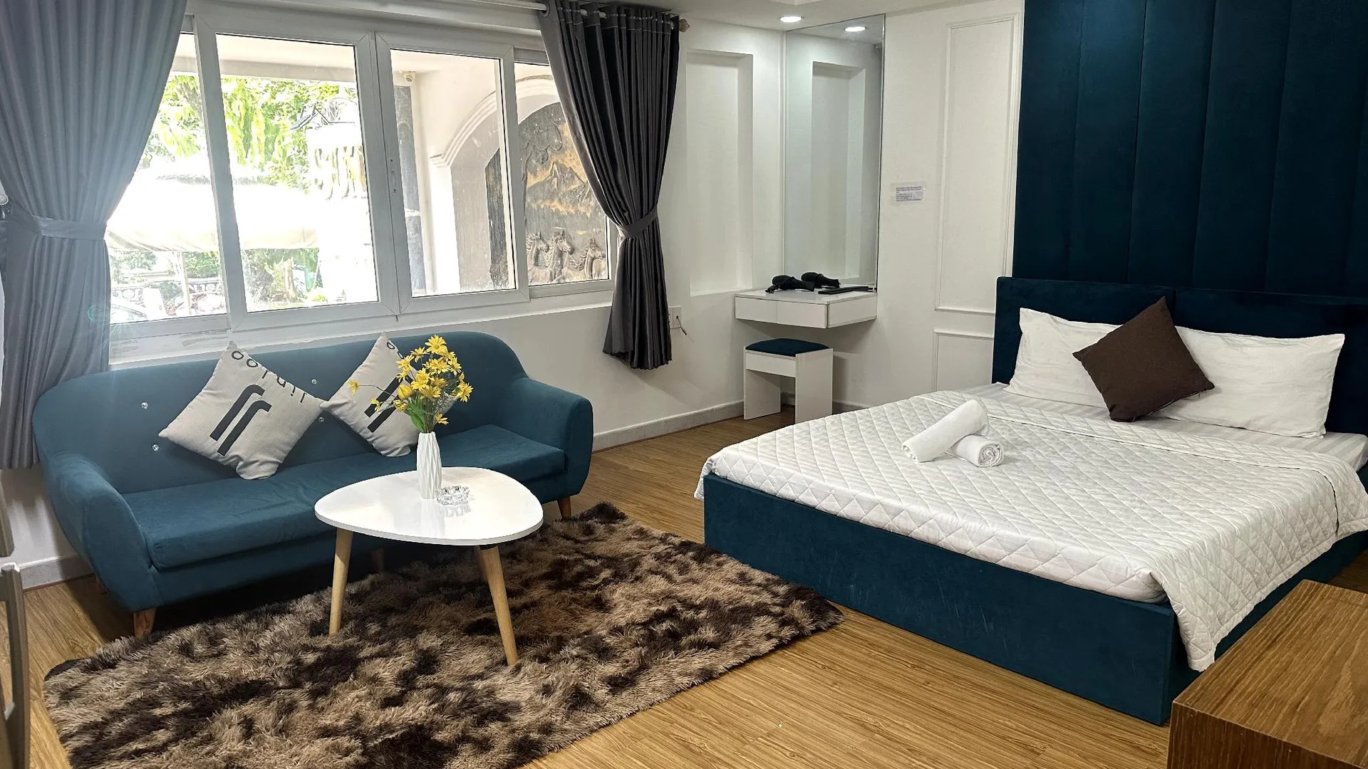 호치민 4군의 아파트먼트 (m², 침실 1개, 프라이빗 욕실 1개) 4성급 게스트하우스 객실