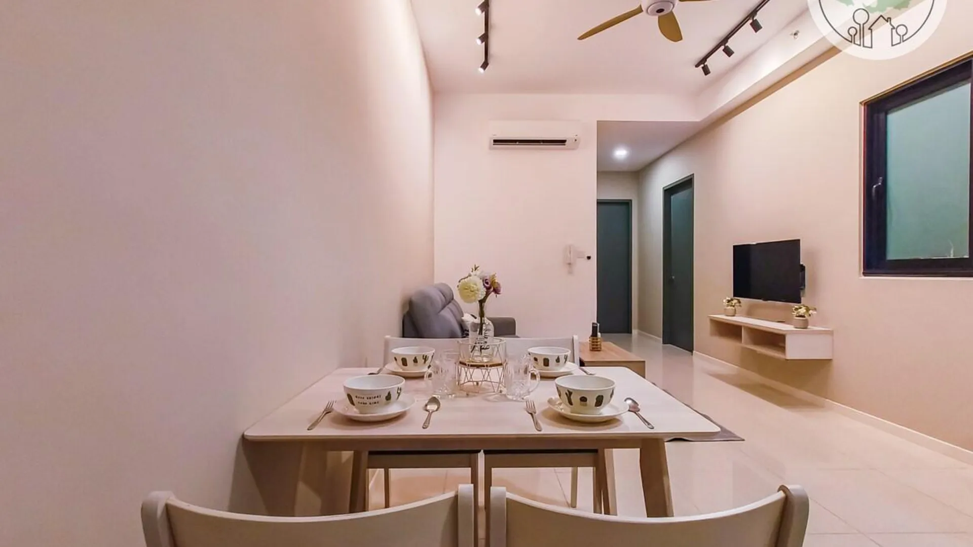 조호바루 / 조호르바루 탐포이의 아파트먼트 (45m², 침실 2개, 프라이빗 욕실 2개) 4성급 싱글룸 부대시설