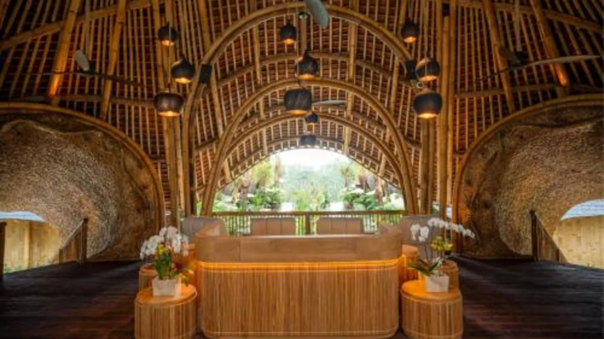 발리 밤부텔 사와 뷰 5성급 호텔 외관