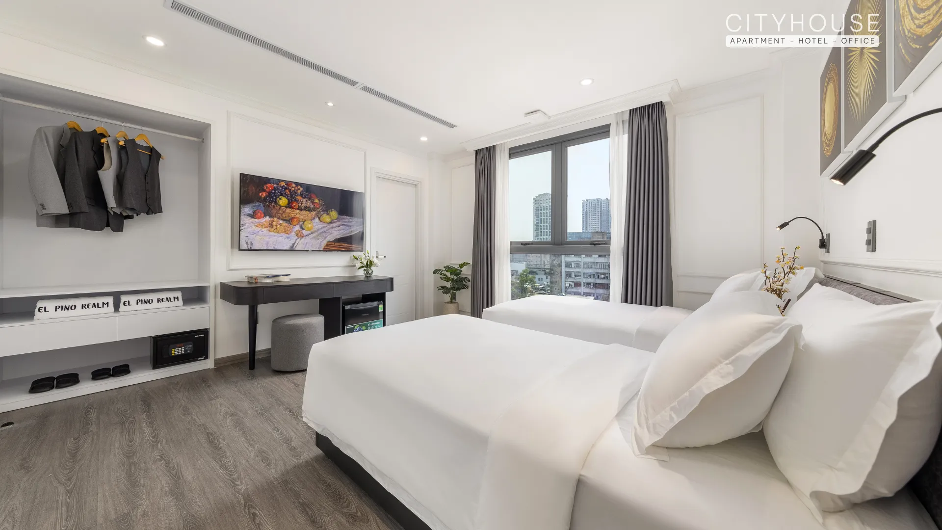 호치민 시티하우스 - 엘피노 렐름 앳 메트로 벤탄 마켓 3성급 호텔 스위트룸