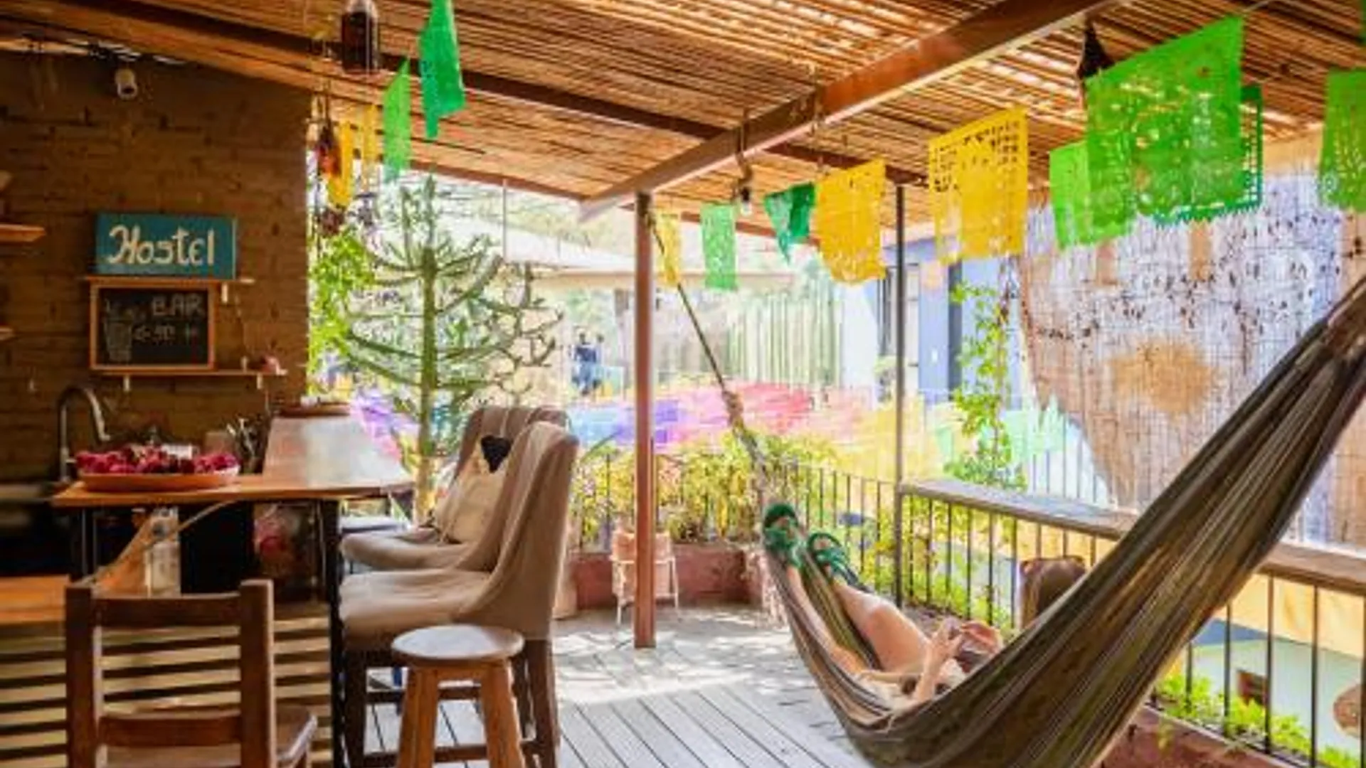 오악사카 Azul Cielo Hostel 2성급 호텔 수영장