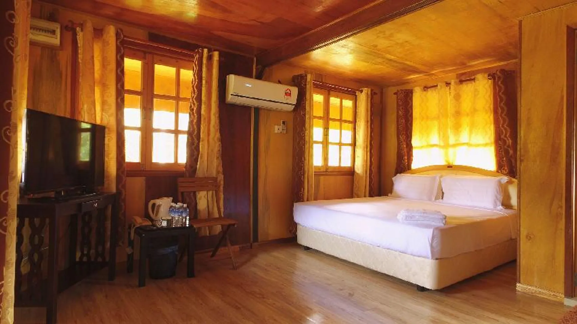 코타키나발루 보르네오 트리 하우스 호텔 전망