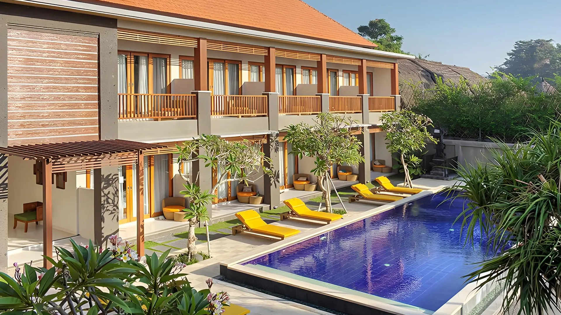 발리 쿠부 쳄파카 스미냑 호텔 4성급 호텔 객실