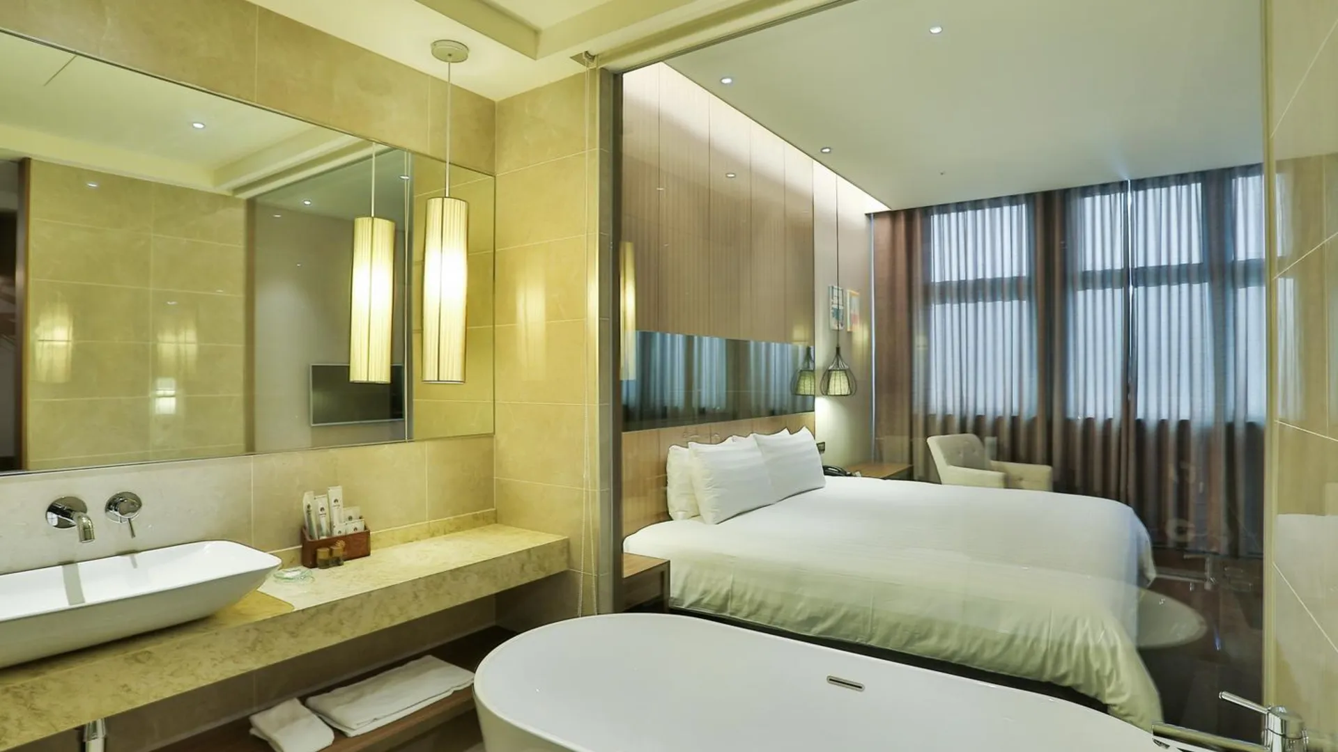 타이베이 호텔 인트렌디 4성급 호텔 전망