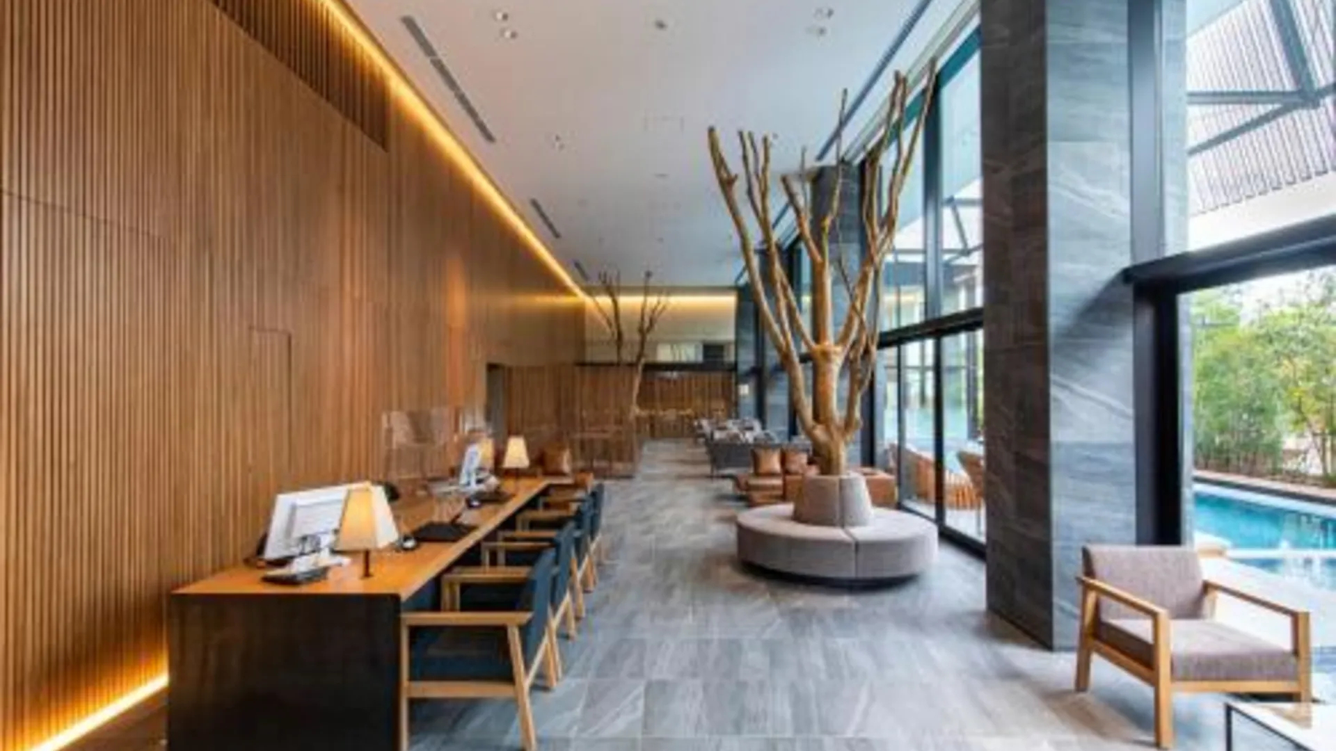 후쿠오카 가든 테라스 호텔 후쿠오카 호텔 앤 리조트 4성급 호텔 로비