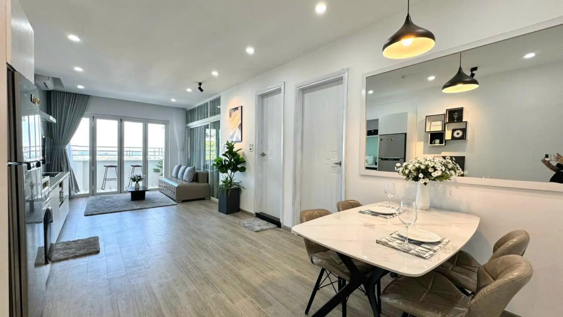 다낭 안 하이 박의 아파트먼트 (m², 침실 2개, 프라이빗 욕실 2개) 2성급 싱글룸 로비