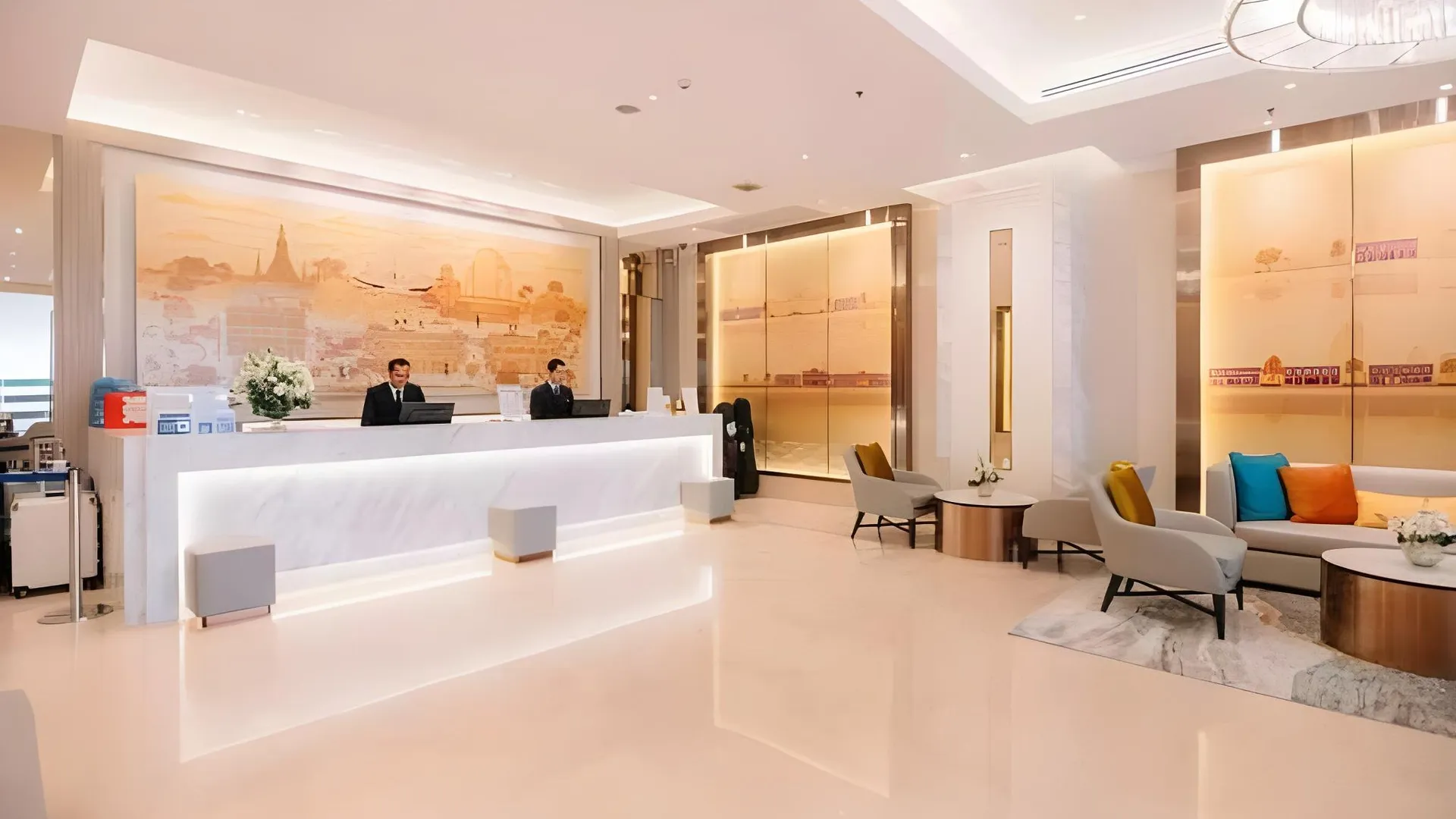 방콕 센터 포인트 플러스 호텔 실롬 4성급 호텔 스위트룸