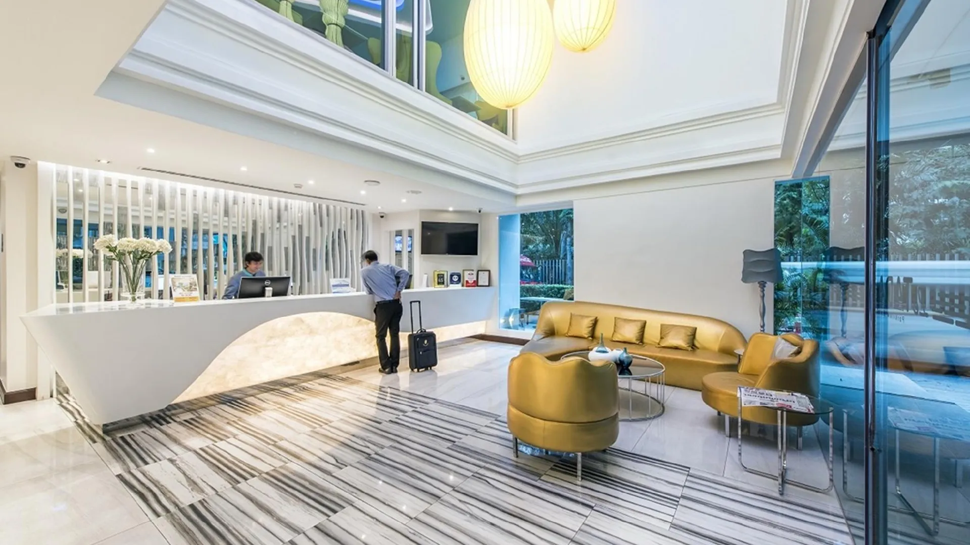 방콕 르 타다 레지던스 3성급 호텔 로비