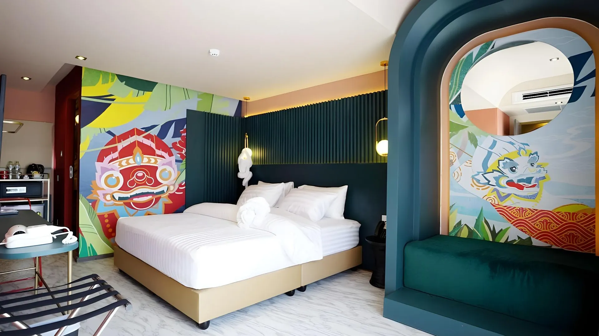 방콕 4 몽키스 호텔 3성급 호텔 전망