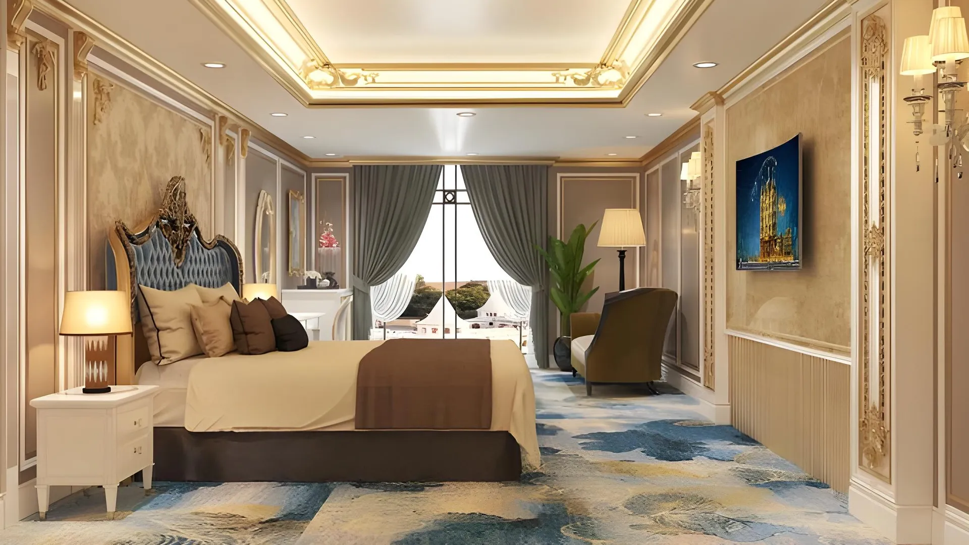 호치민 라샤토 5성급 호텔 스위트룸