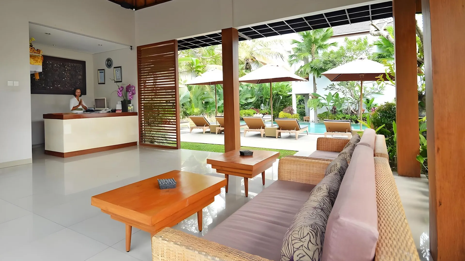 발리 퍼티위 비스마 우붓 3성급 호텔 수영장