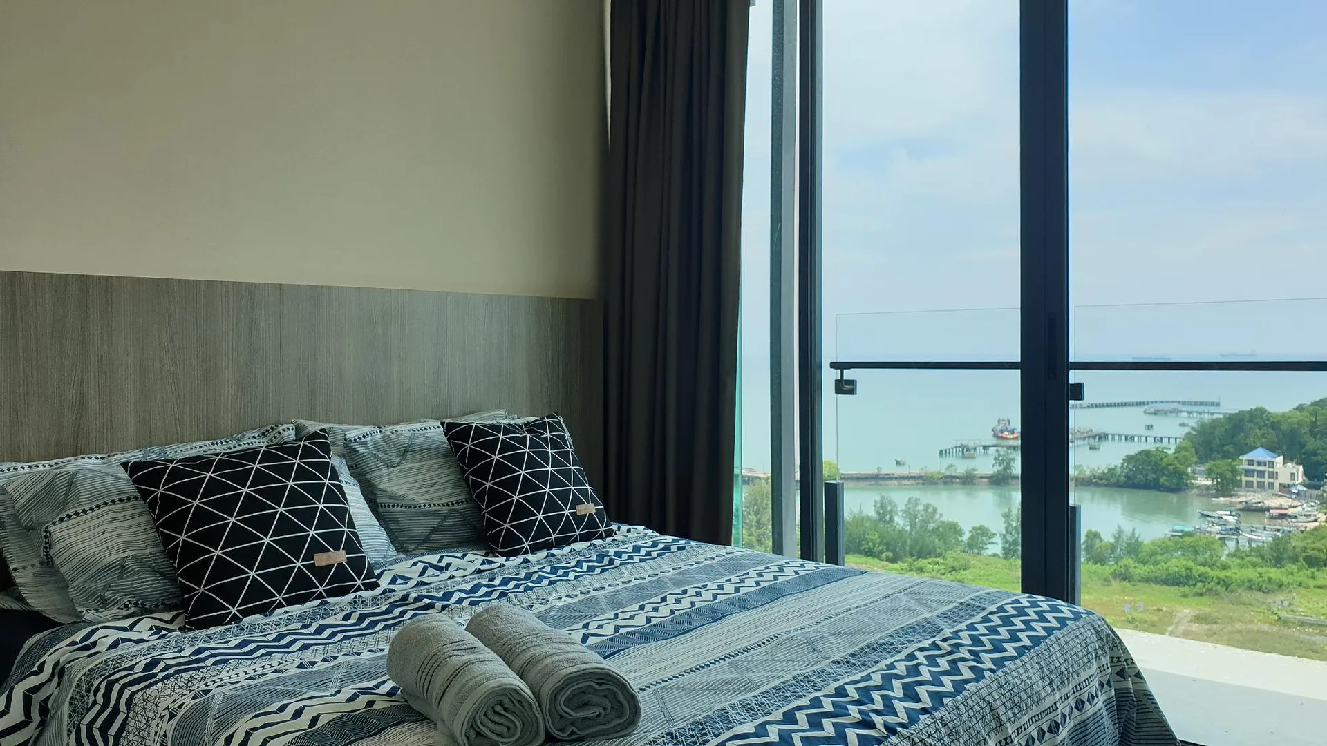 포트 딕슨 PD D’Wharf Waterfront-Sea & City View(Up to 9 pax) 5성급 게스트하우스 스위트룸