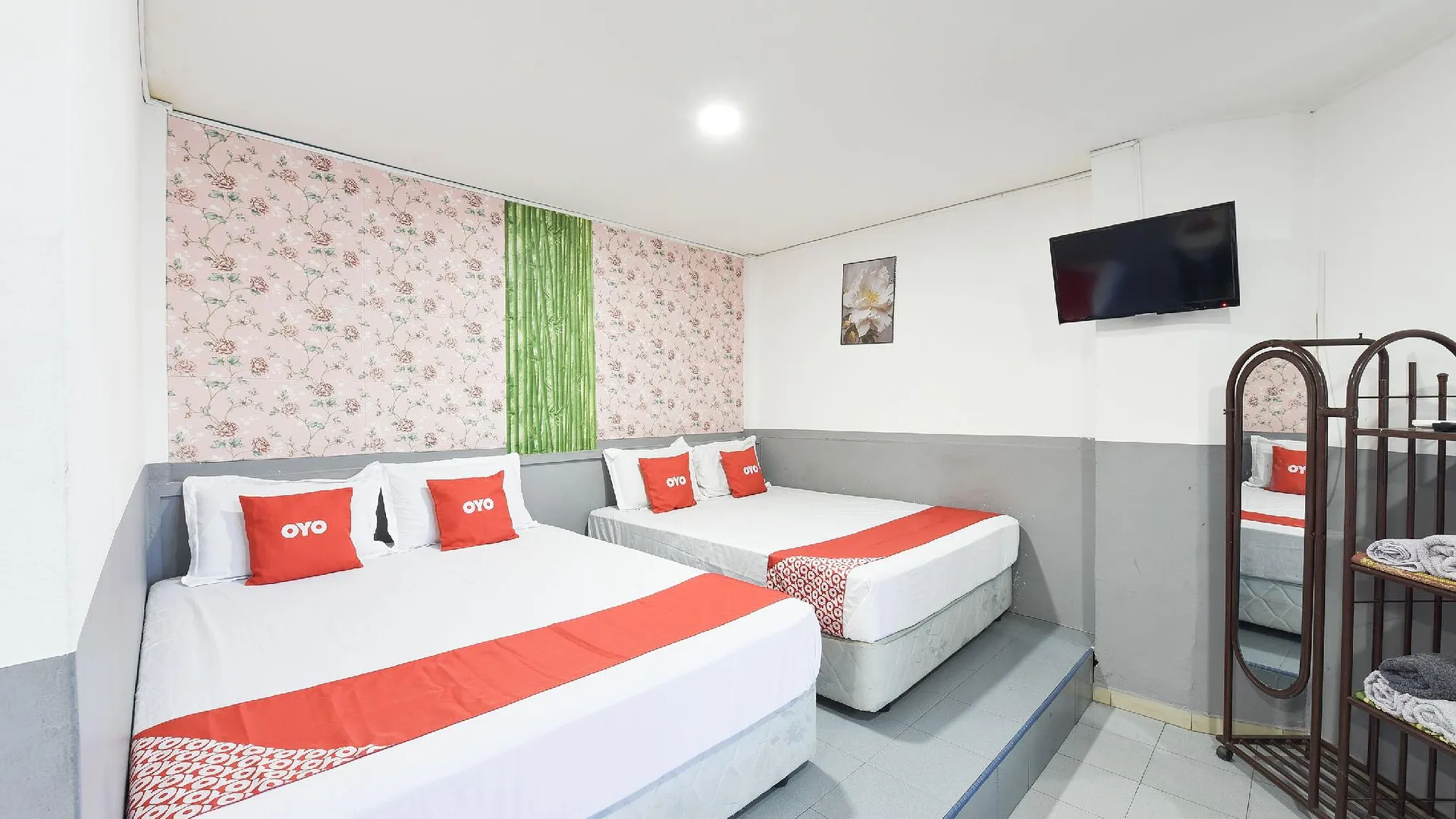 쿠알라테렝가누 Hotel O Indah 3성급 호텔 객실