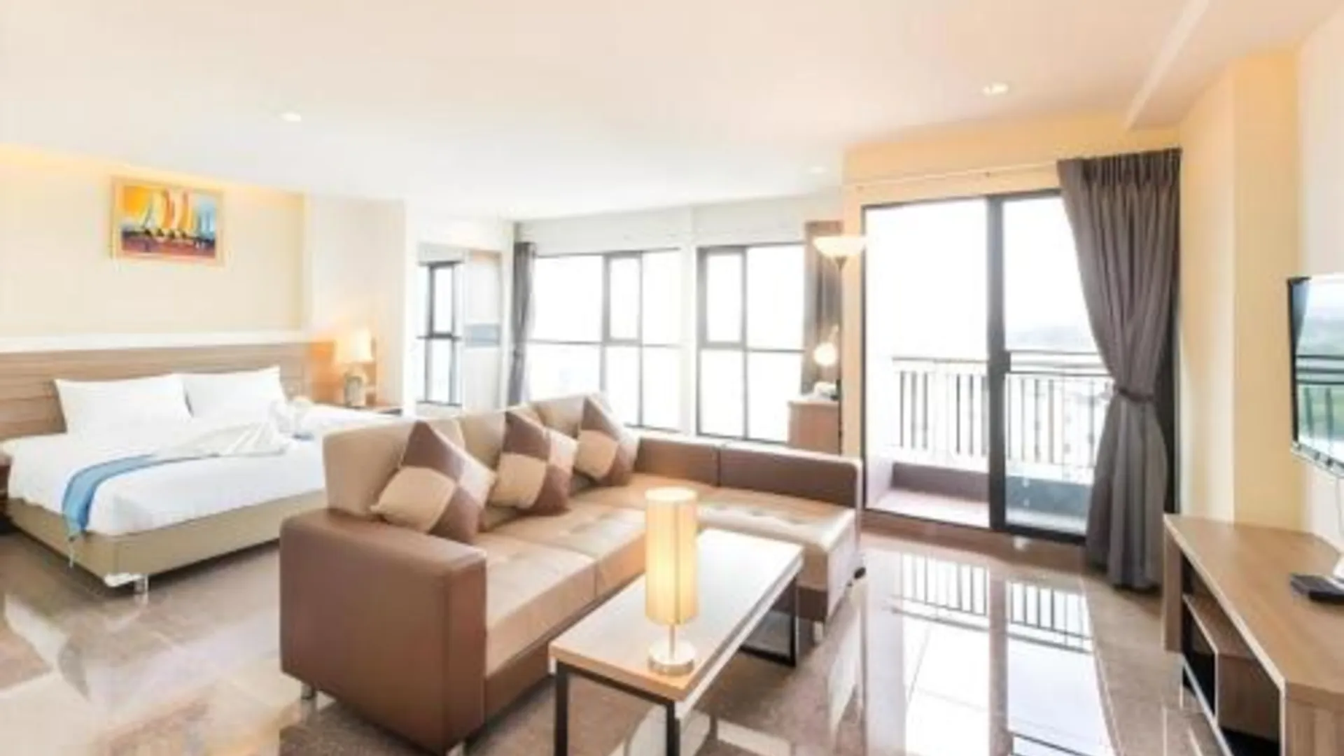 방콕 비바 레지던스 4성급 호텔 스위트룸