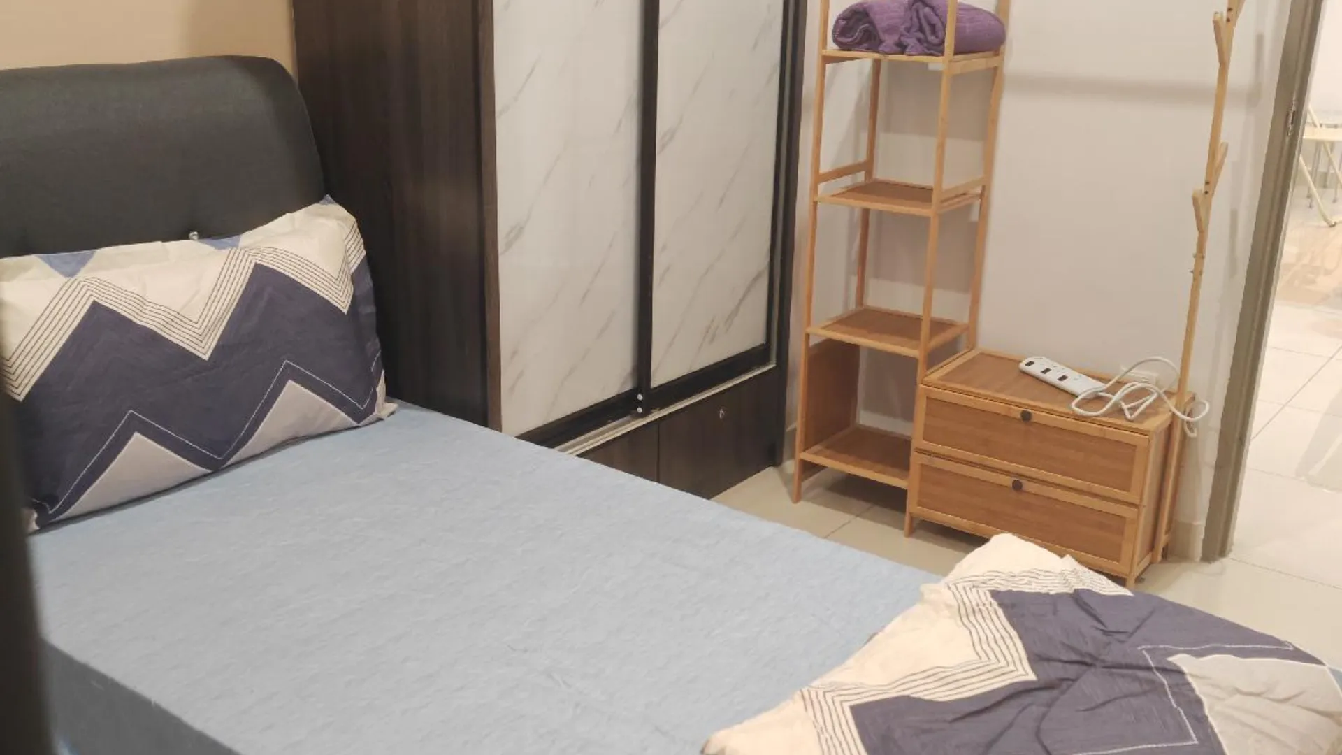 이포 캄풍 쿠차이의 아파트먼트 (100m², 침실 2개, 프라이빗 욕실 2개) 3성급 싱글룸 부대시설