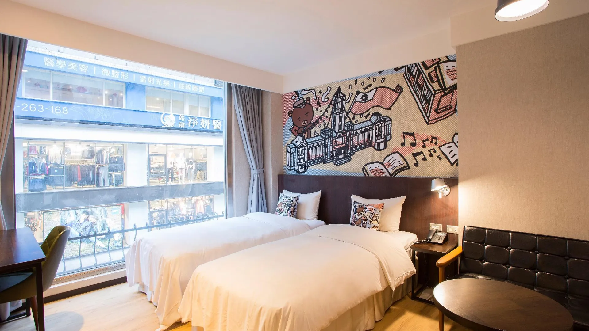 타이베이 저스트 라이브 인-타이베이 스테이션 3성급 호텔 스위트룸