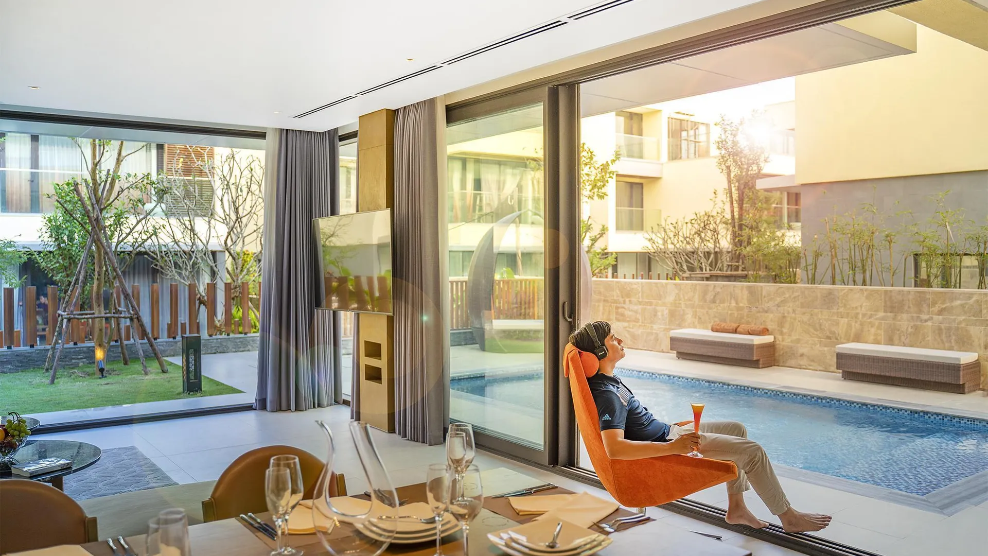 다낭 Villa 3 Bedrooms Luxury with BF - The Five Stars 5성급 싱글룸 객실