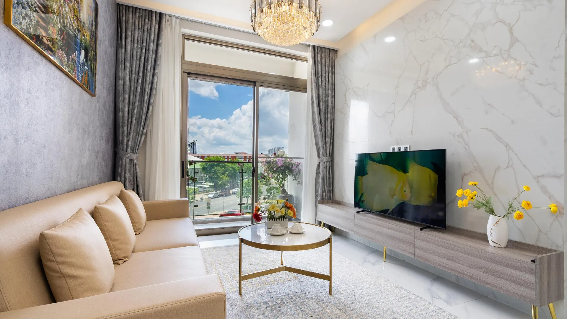 호치민 컨비니아 럭셔리 더 피크 미드타운 5성급 호텔 스위트룸