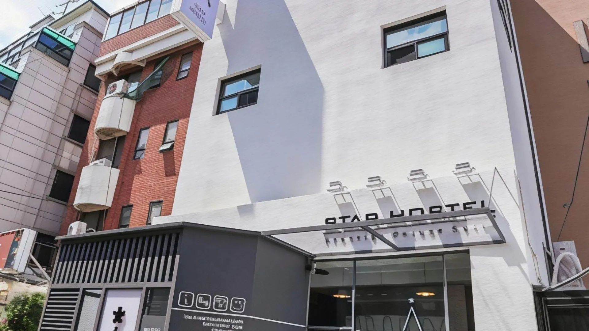 서울 스타 호스텔 동대문 스위트 2성급 호텔 전망