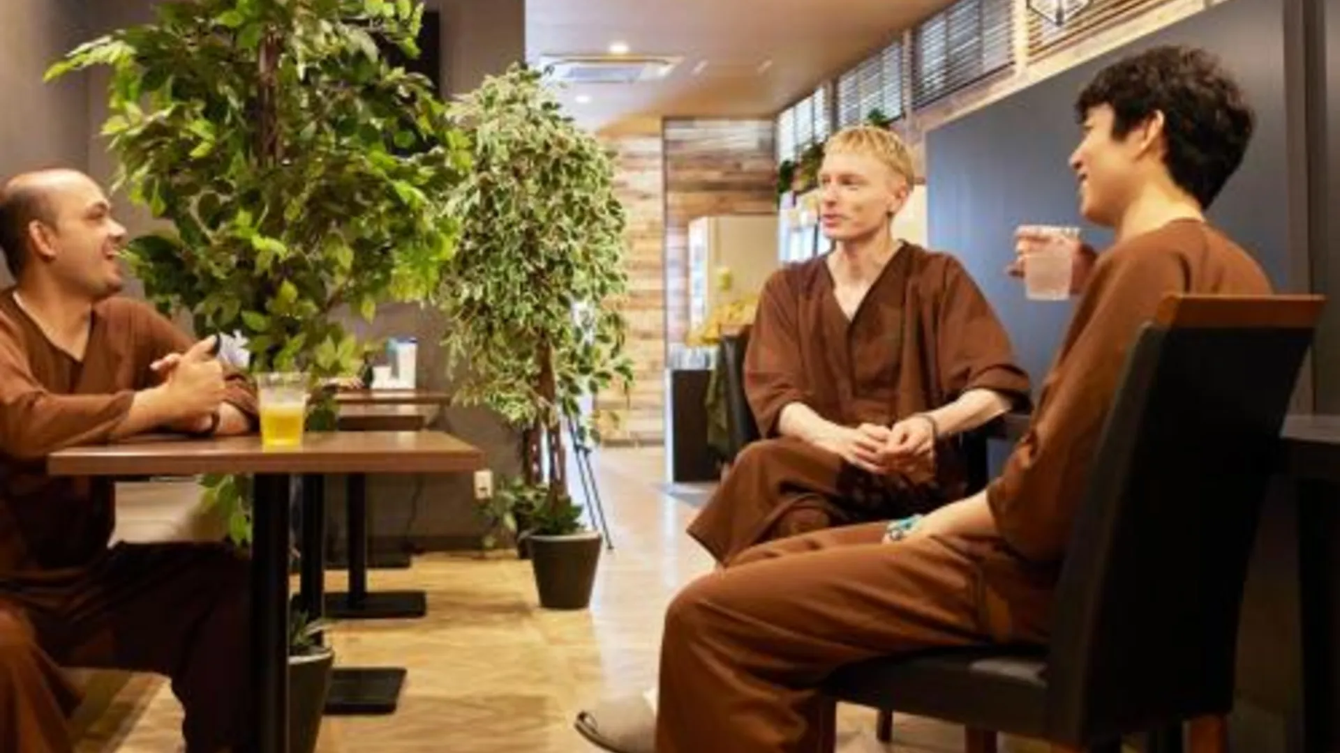 도쿄 / 동경 안신 오야도 아키하바라 - 맨 온리 1성급 호텔 레스토랑