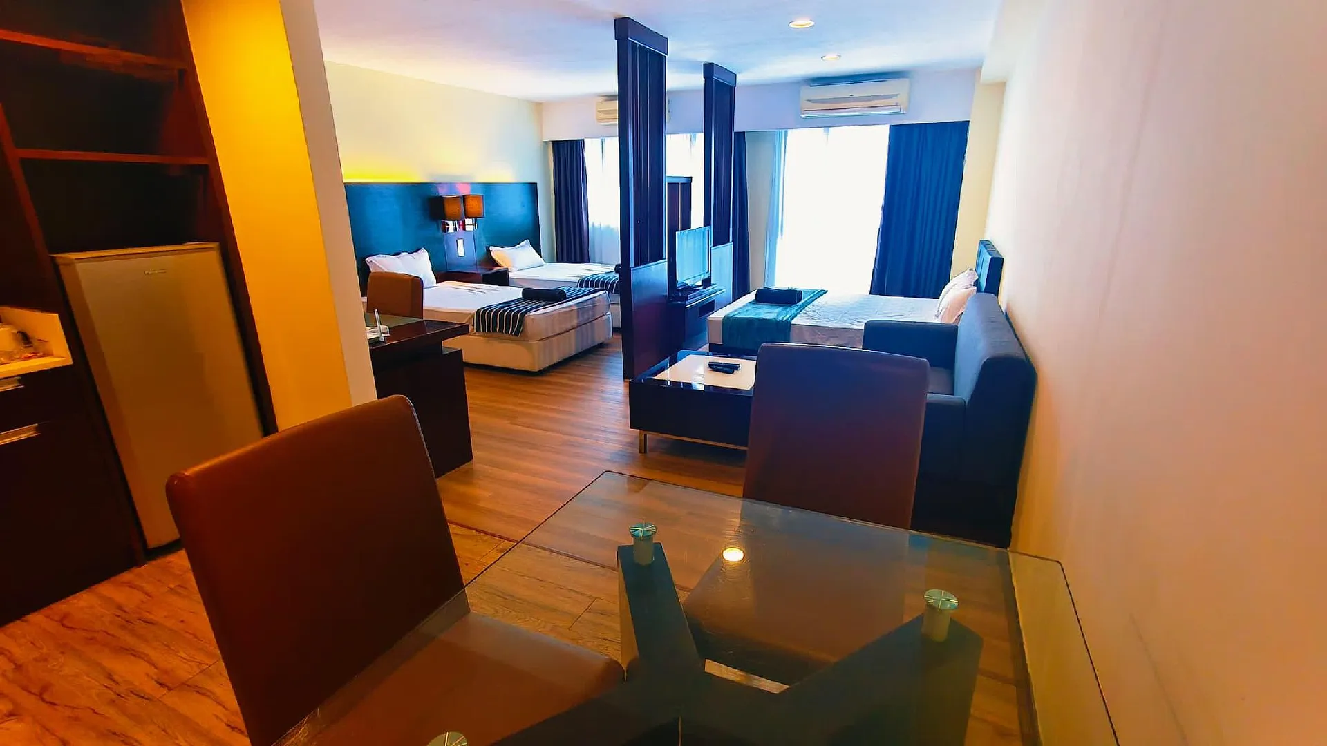 코타키나발루 시티 센터의 스튜디오  (45m², 프라이빗 욕실 1개) 2성급 싱글룸 스위트룸