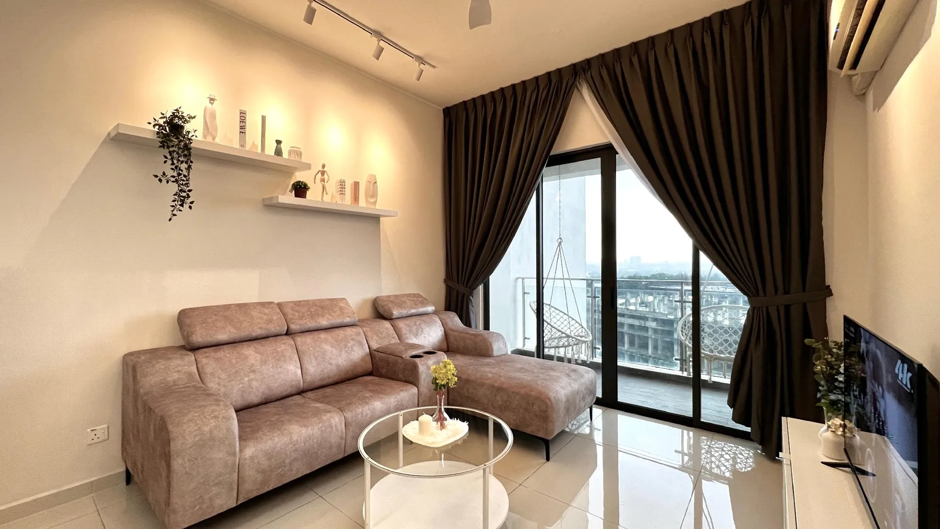 조호바루 / 조호르바루 당가베이의 아파트먼트 (100m², 침실 1개, 프라이빗 욕실 1개) 3성급 싱글룸 스위트룸