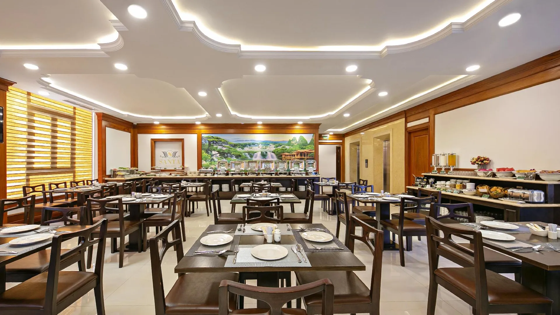 다낭 산타 럭셔리 호텔 4성급 호텔 레스토랑